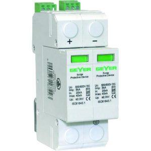 Αντικεραυνικό DC 2P τύπος Τ1+Τ2 600V