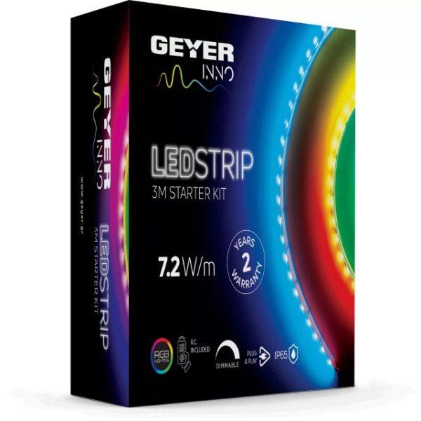 LED Strip KIT 7.2W 12V 6500K IP20 3m + driver