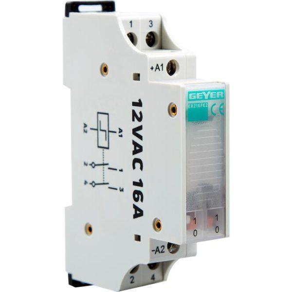Ρελέ καστάνιας 16A 12V AC 2NO