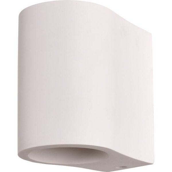 Γύψινη τετράγωνη απλίκα Up-Down 1xG9 70x100mm