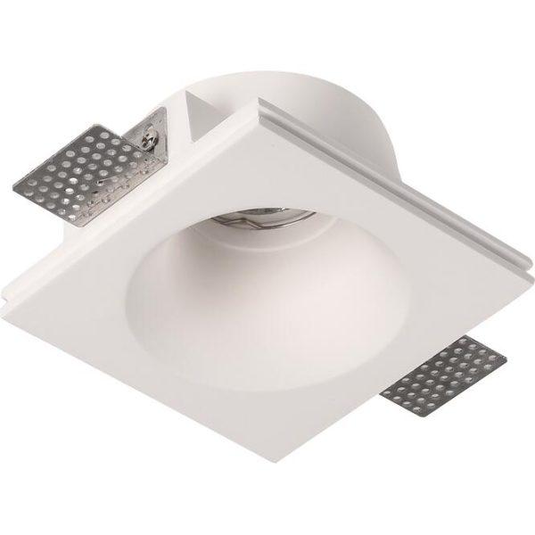 Γύψινο τετράγωνο spot 1xGU10 120x120mm