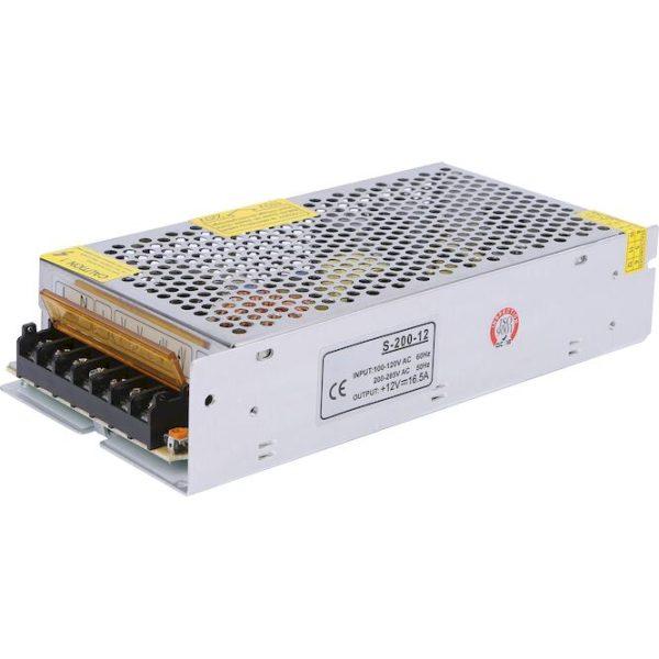 Τροφοδοτικό 200W 12V DC IP20