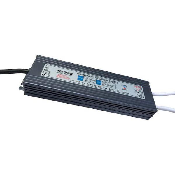 Στεγανό Τροφοδοτικό 250W 24V DC IP67