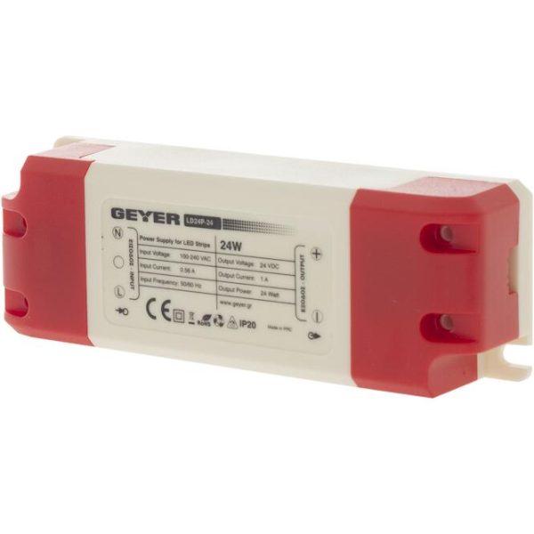 Τροφοδοτικό 24W 24V DC 1A IP40