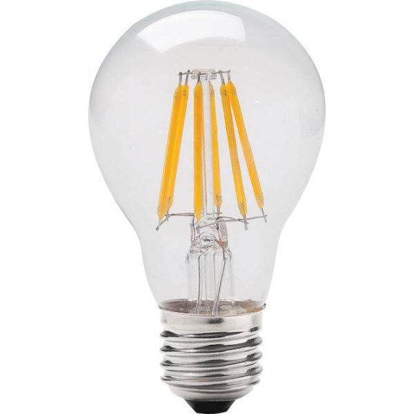 Λάμπα LED Κλασική Filament A60 8W E27 4000K 880lm dim