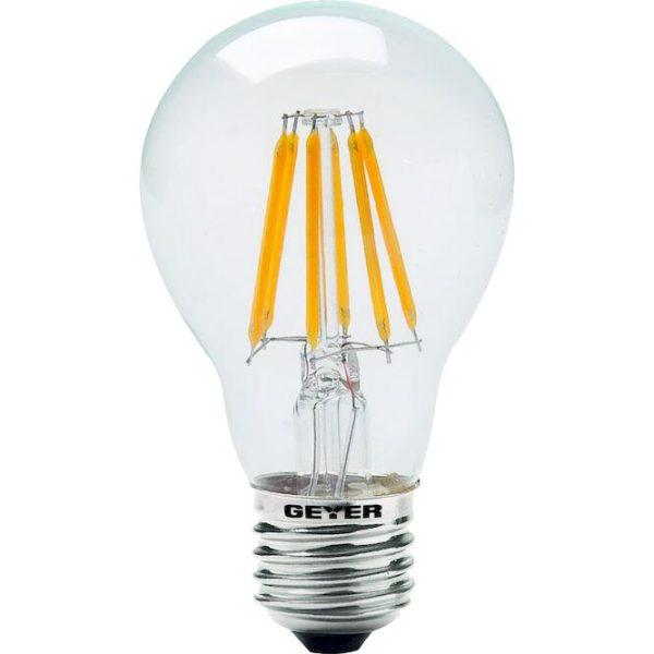 Λάμπα LED Κλασική Filament A60 8W E27 2700K 880lm dim