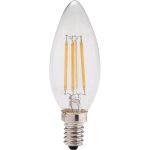 Λάμπα LED Κερί Filament C35 4W E14 4000K 380lm dim