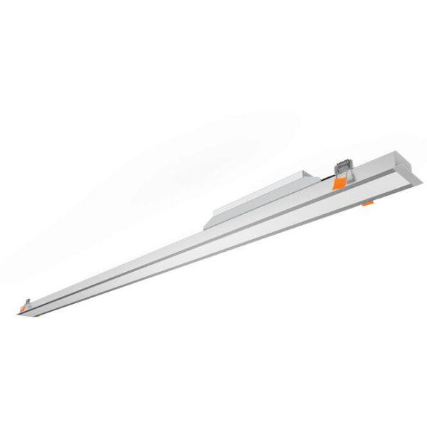 Χωνευτό Φωτιστικό LED Line 40W 4000K 4200lm 1.2m Γκρι