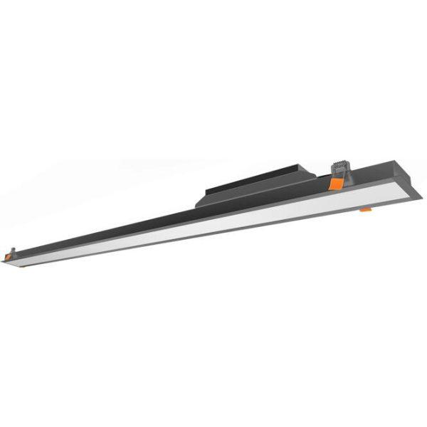 Χωνευτό Φωτιστικό LED Line 50W 4000K 5250lm 1.5m Μαύρο