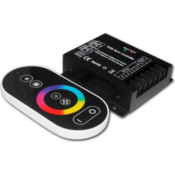 2.4G network port synchronous RGB controller 12V-288W-24V-576W