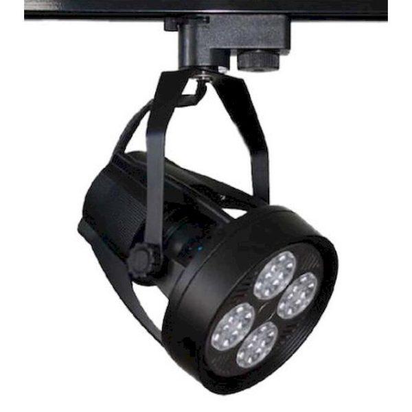 Spot Ράγας για PAR30 Ε27 Φ115mm Μαύρο
