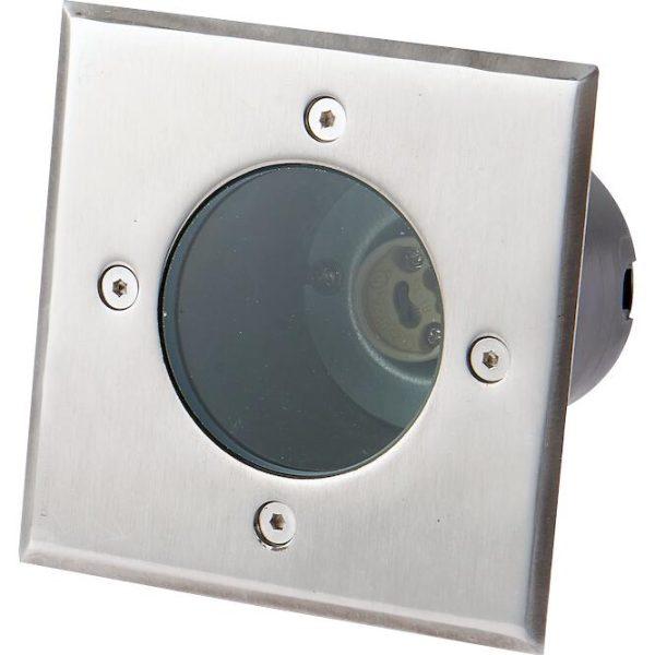Στεγανό Χωνευτό τετράγωνο spot GU10 120x110mm