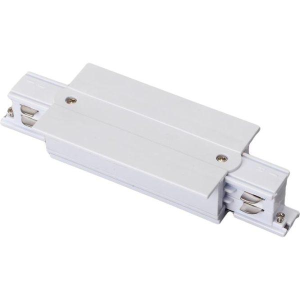 Σύνδεσμος Ευθεία για χωνευτή Ράγα Τριφασική Λευκός