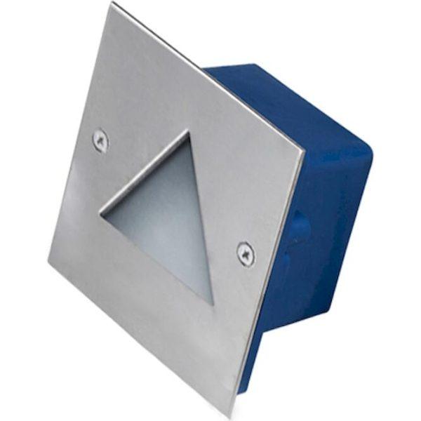 Στεγανή Απλίκα LED 1W Θερμό Λευκό 70x70x55mm