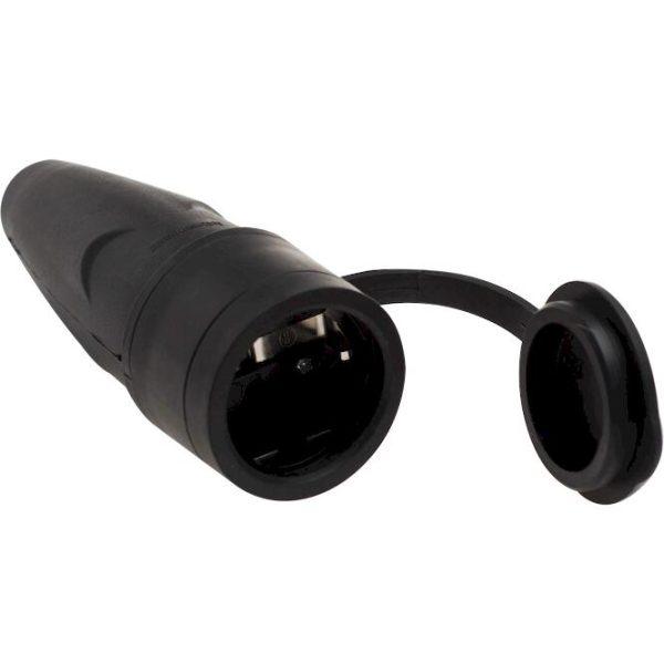 Ρευματοδότης σούκο με κάλυμμα Μαύρος  ΙΡ44 16Α 250V