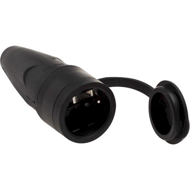 yc-da-32_4 Ρευματοδότης σούκο με κάλυμμα Μαύρος ΙΡ44 16Α 250V